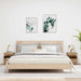 Nattbord med LED 2 stk artisan eik 40x39x48,5 cm