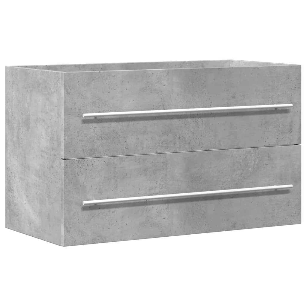 Servantskap betonggrå 80x38,5x48 cm konstruert tre