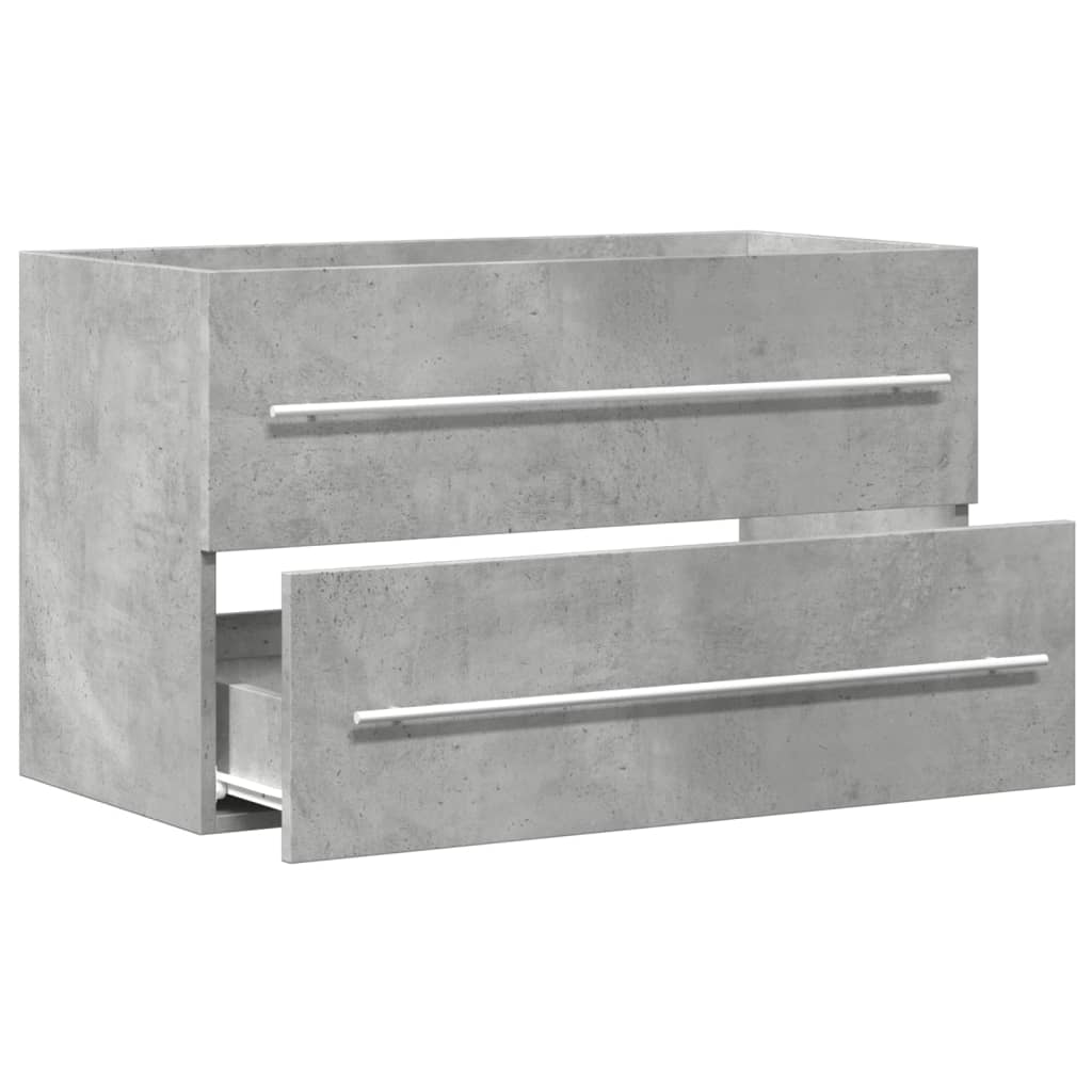 Servantskap betonggrå 80x38,5x48 cm konstruert tre