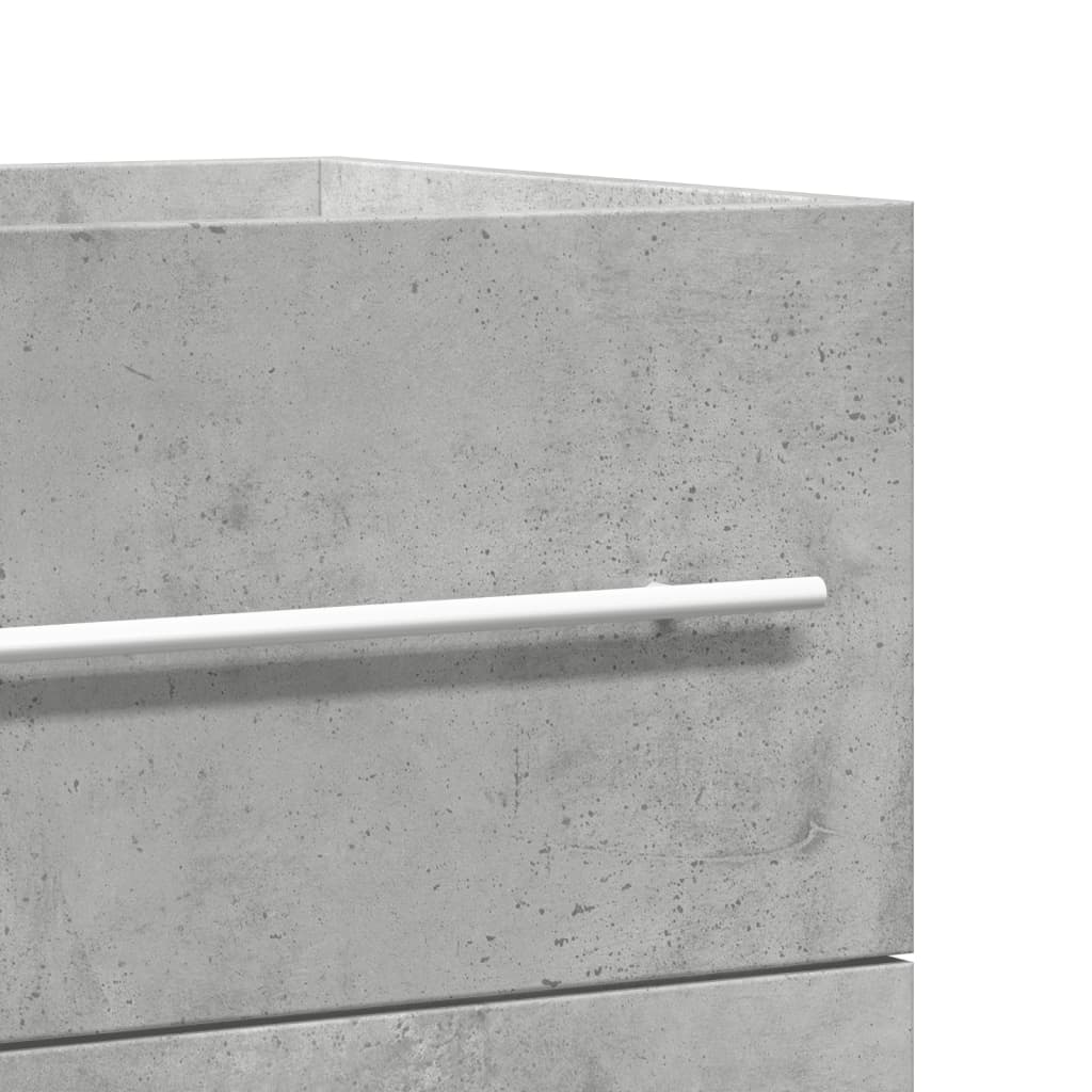 Servantskap betonggrå 80x38,5x48 cm konstruert tre