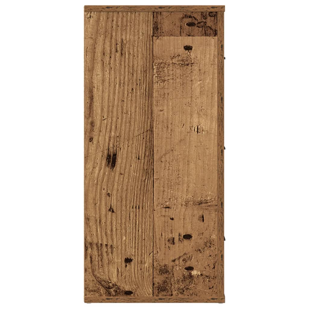 Skjenk gammelt tre 80x33x70 cm konstruert tre
