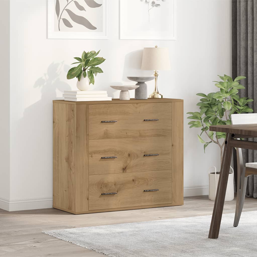 Skjenk artisan eik 80x33x70 cm konstruert tre
