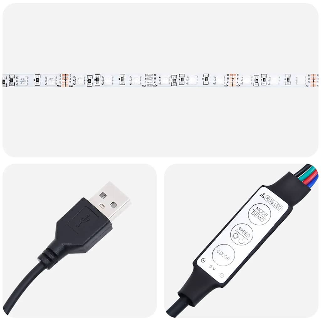 Sengegavl med LED artisan eik 120x18,5x103,5 cm konstruert tre