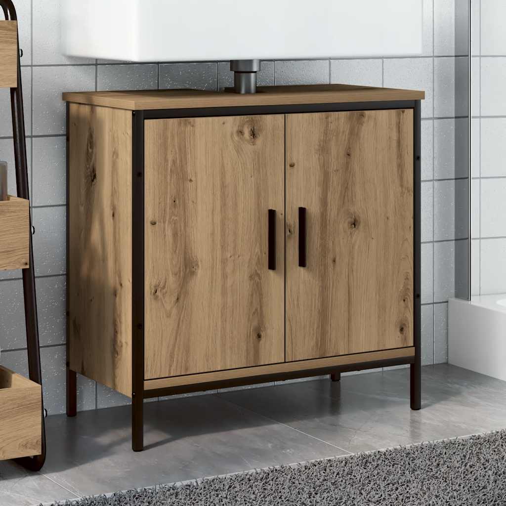 Servantskap artisan eik 60x30x60 cm konstruert tre
