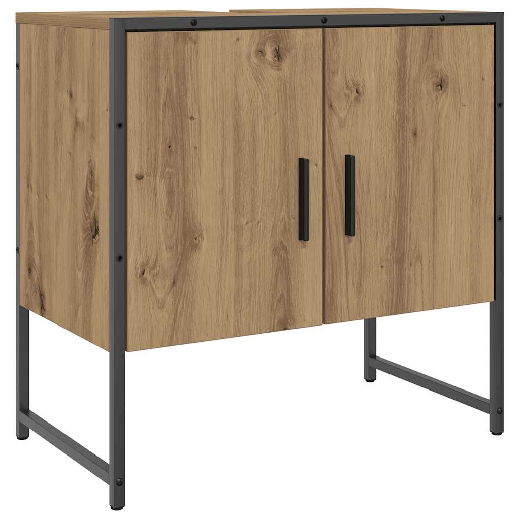 Badeservantskap artisan eik 60x33x60 cm konstruert tre