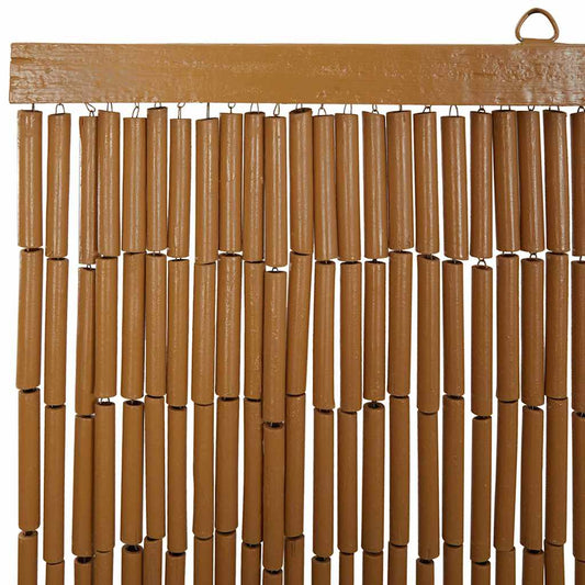 Insektdør gardin palmetretrykk 100x200 cm bambus