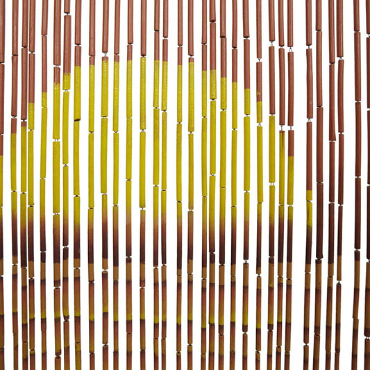 Insektdør gardin palmetretrykk 100x200 cm bambus