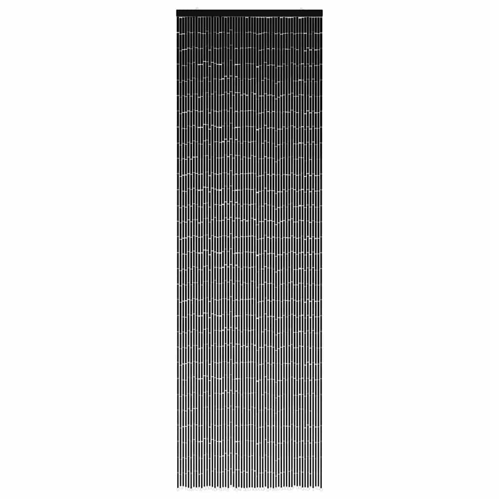 Insektdør gardin mørkegrå 56x185 cm bambus