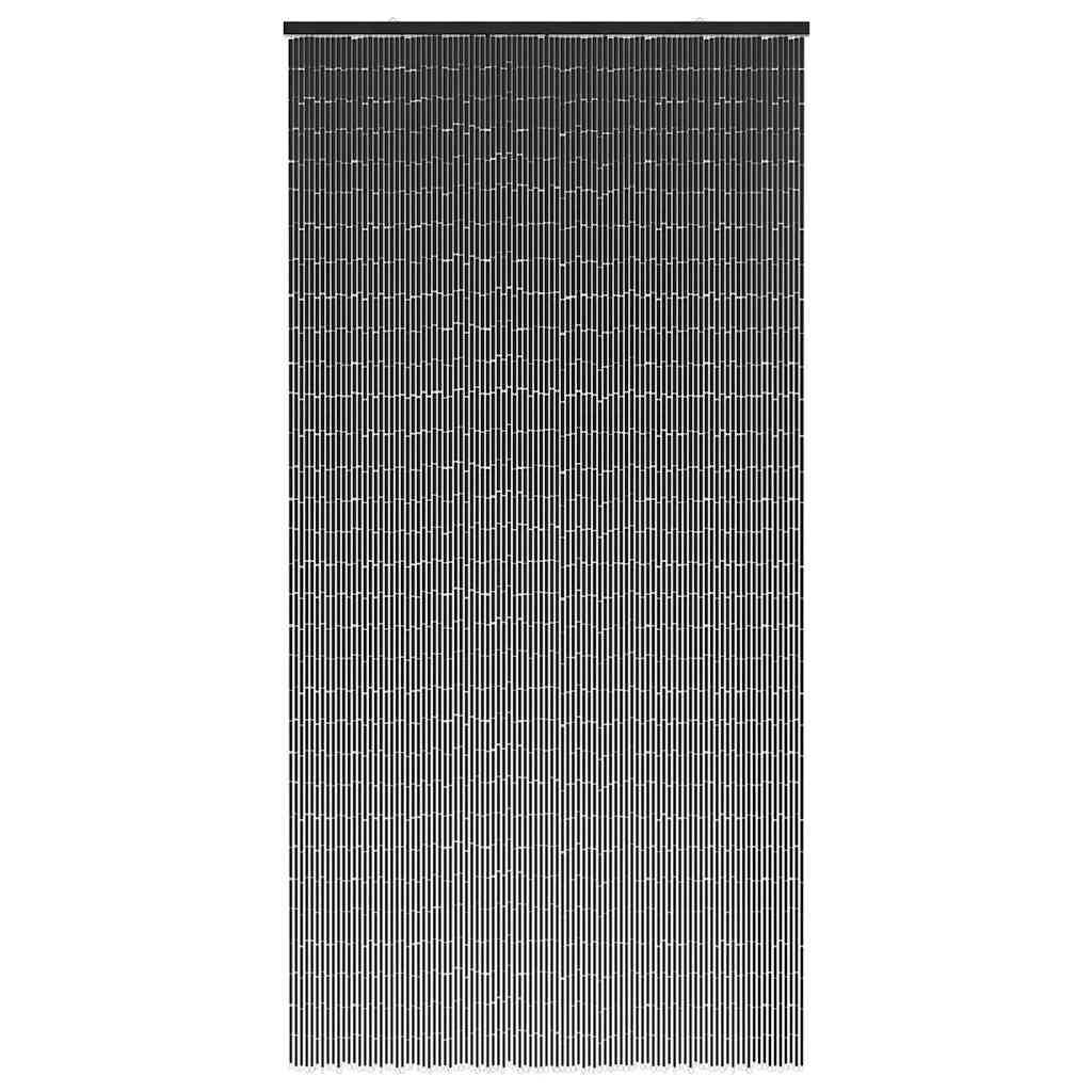 Insektdør gardin mørkegrå 100x200 cm bambus