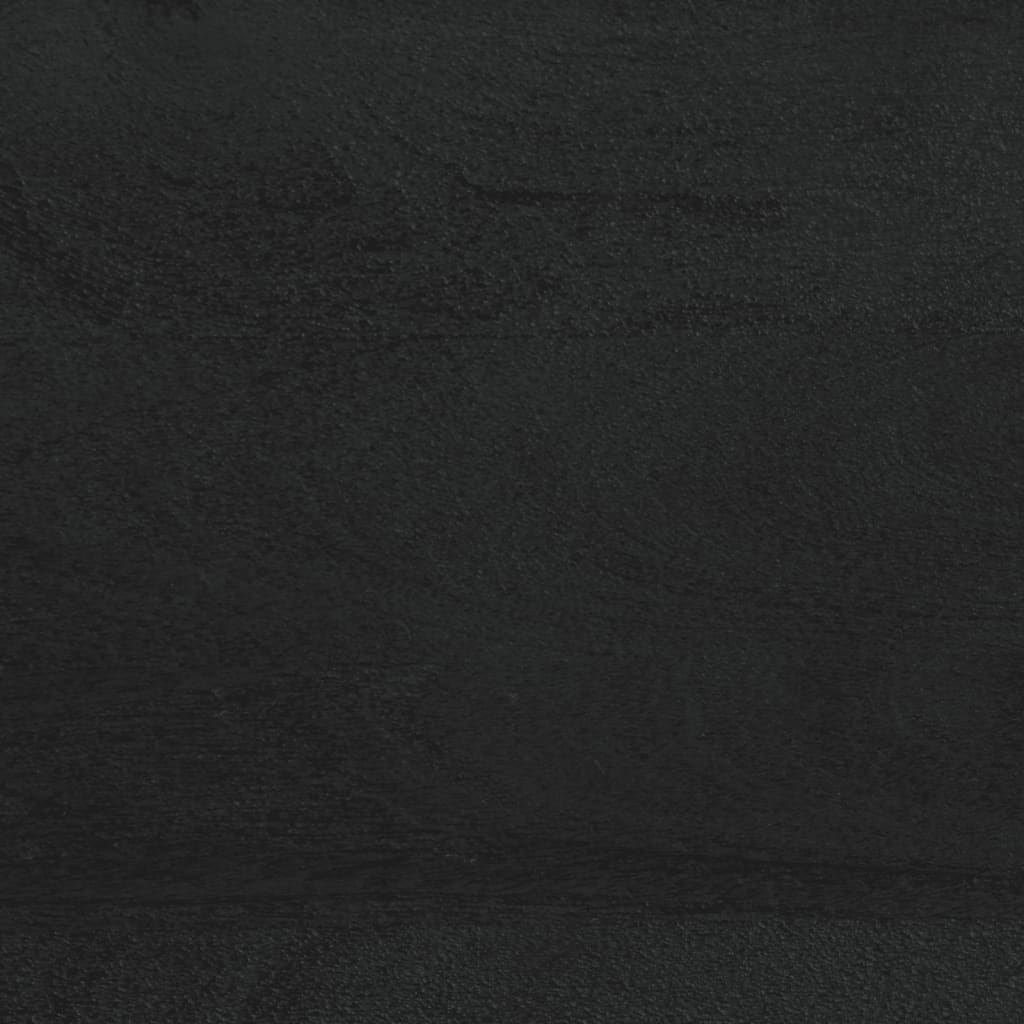 Nattbord 2 stk svart 40x33x46 cm heltre mango