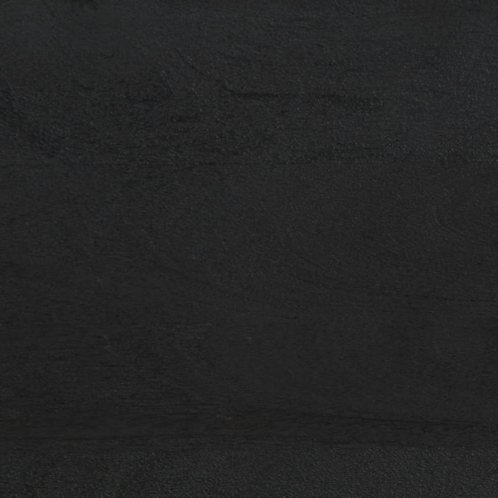 TV-benk svart 70x33x46 cm konstruert tre