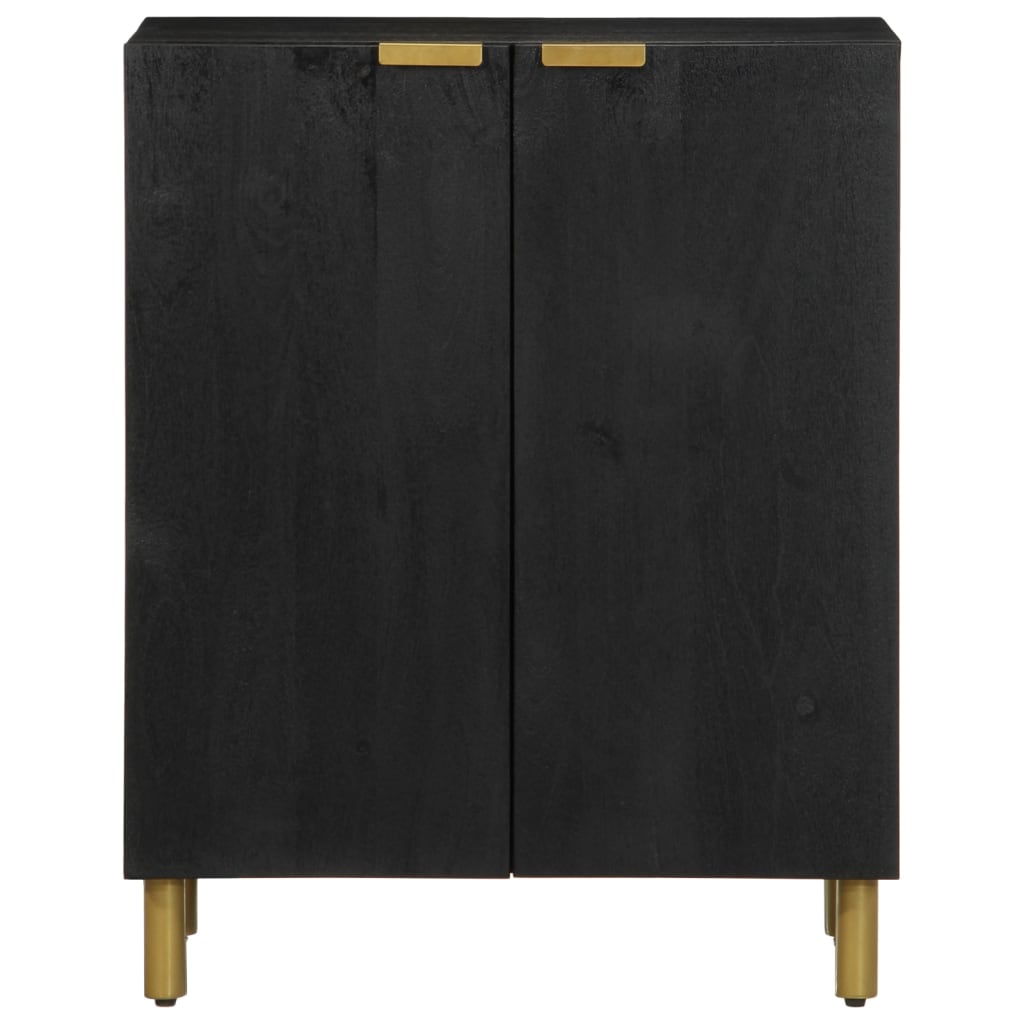 Skjenk svart 60x33x75 cm konstruert tre