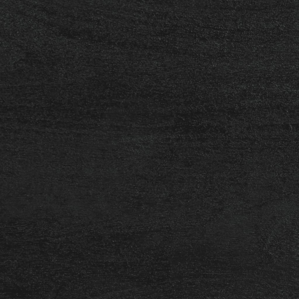Skjenk svart 60x33x75 cm konstruert tre