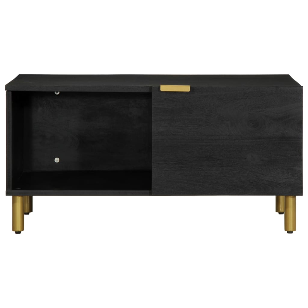 Salongbord svart 80x50x40 cm konstruert tre