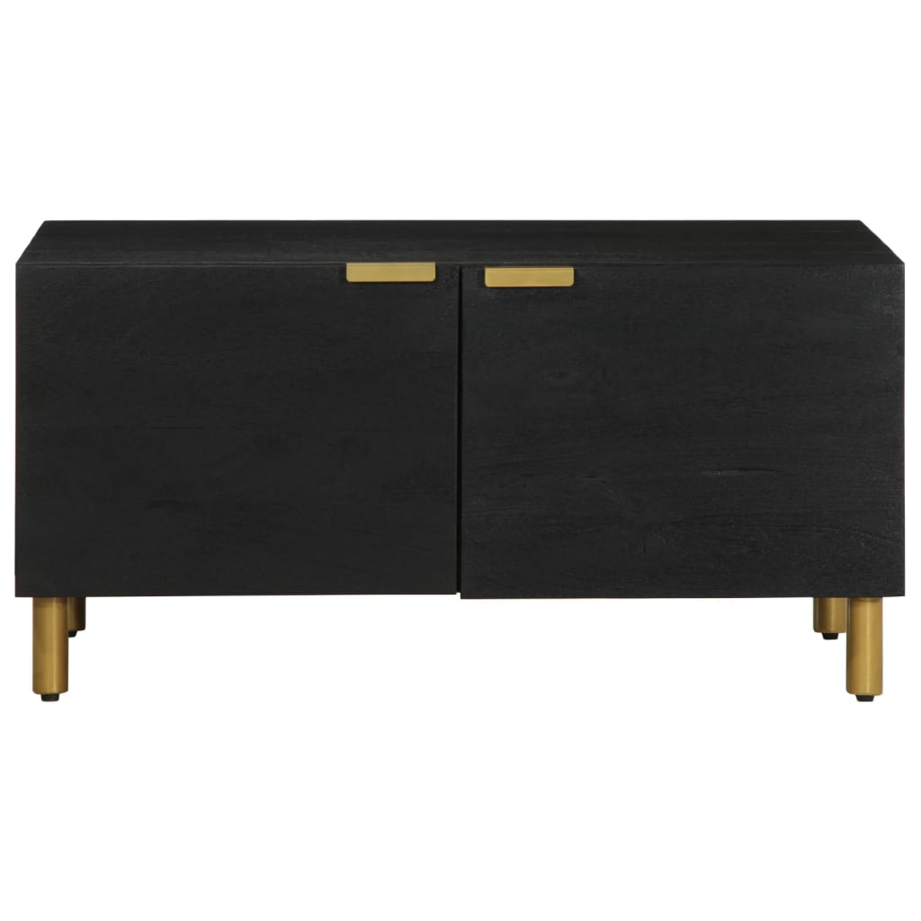 Salongbord svart 80x50x40 cm konstruert tre