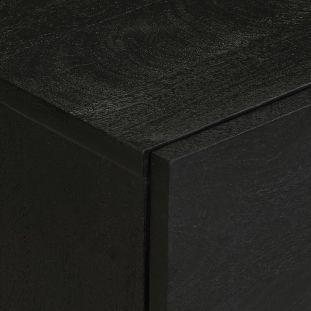 Nattbord svart 50x33x62 cm konstruert tre