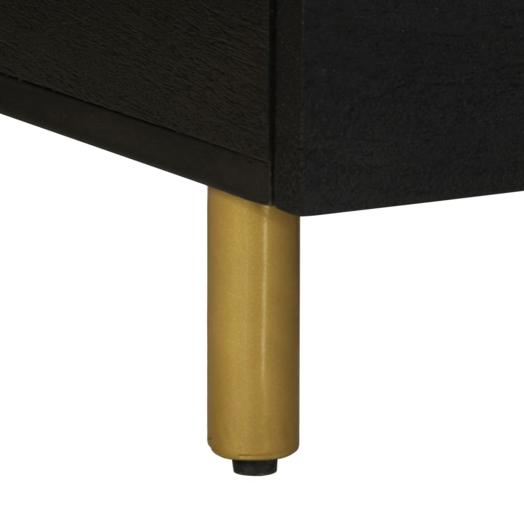 Salongbord svart 80x54x40 cm konstruert tre
