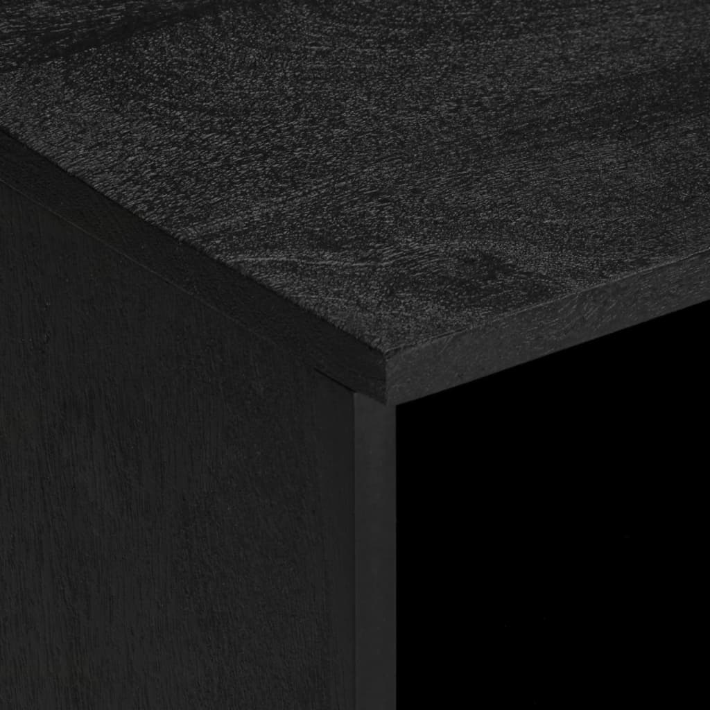 TV-benk svart 100x33x46 cm konstruert tre