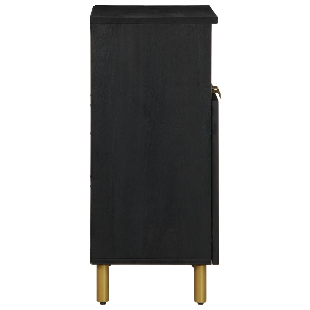 Skjenk svart 60x33x75 cm konstruert tre
