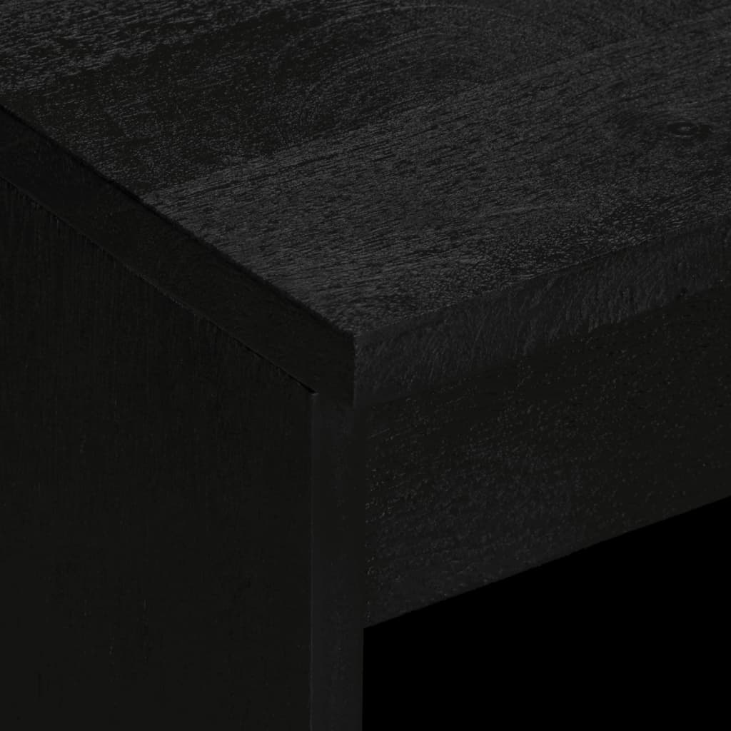 Skjenk svart 60x33x75 cm konstruert tre
