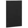 Baderomsspeil svart 50x70x2,5 cm konstruert tre og messing