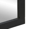 Baderomsspeil svart 50x70x2,5 cm konstruert tre og messing