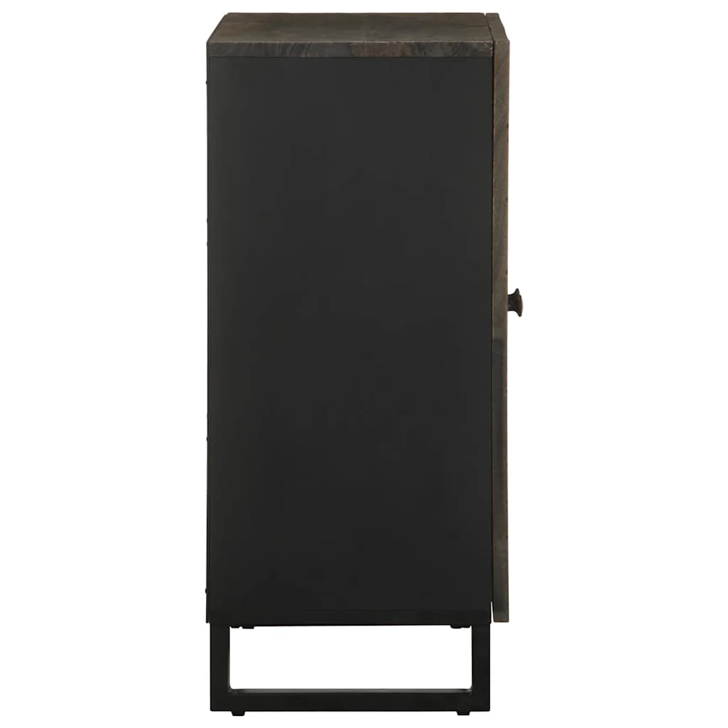 Skjenk svart 60x33x75 cm heltre mango