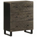 Skjenk svart 60x33x75 cm heltre mango
