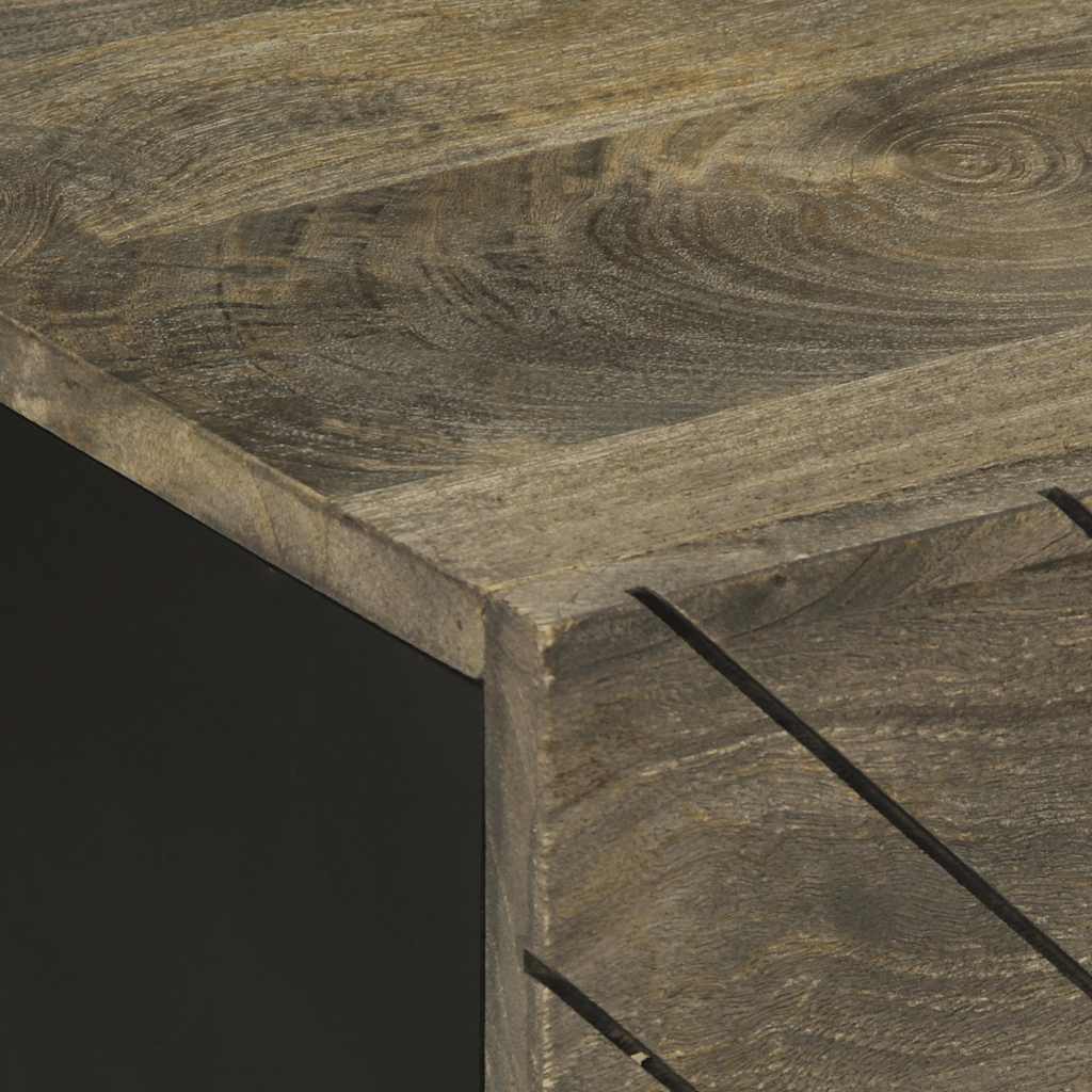 Salongbord svart 100x54x40 cm heltre mango