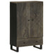 Highboard svart 60x33x100 cm heltre mango