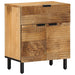 Nattbord brun 50x33x60 cm heltre mango
