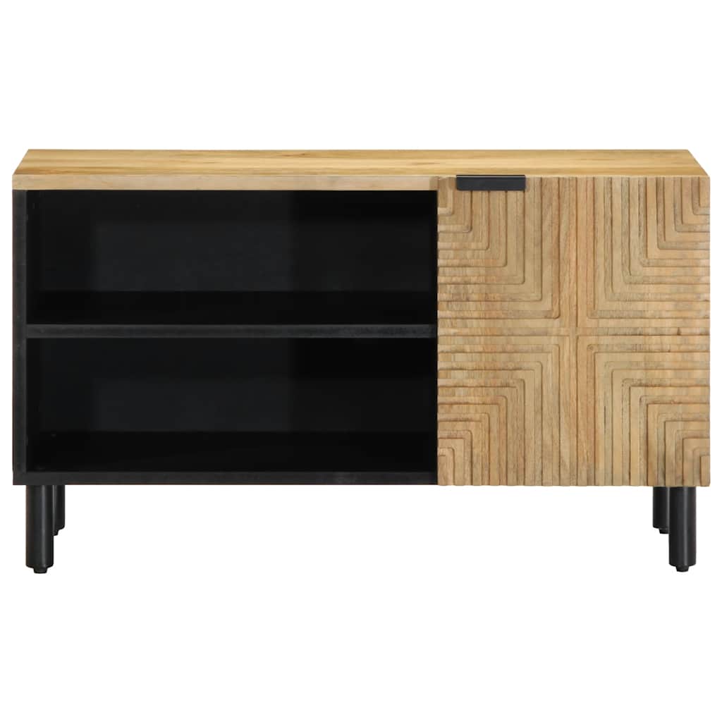 TV-benk brun 80x31,5x46 cm heltre mango