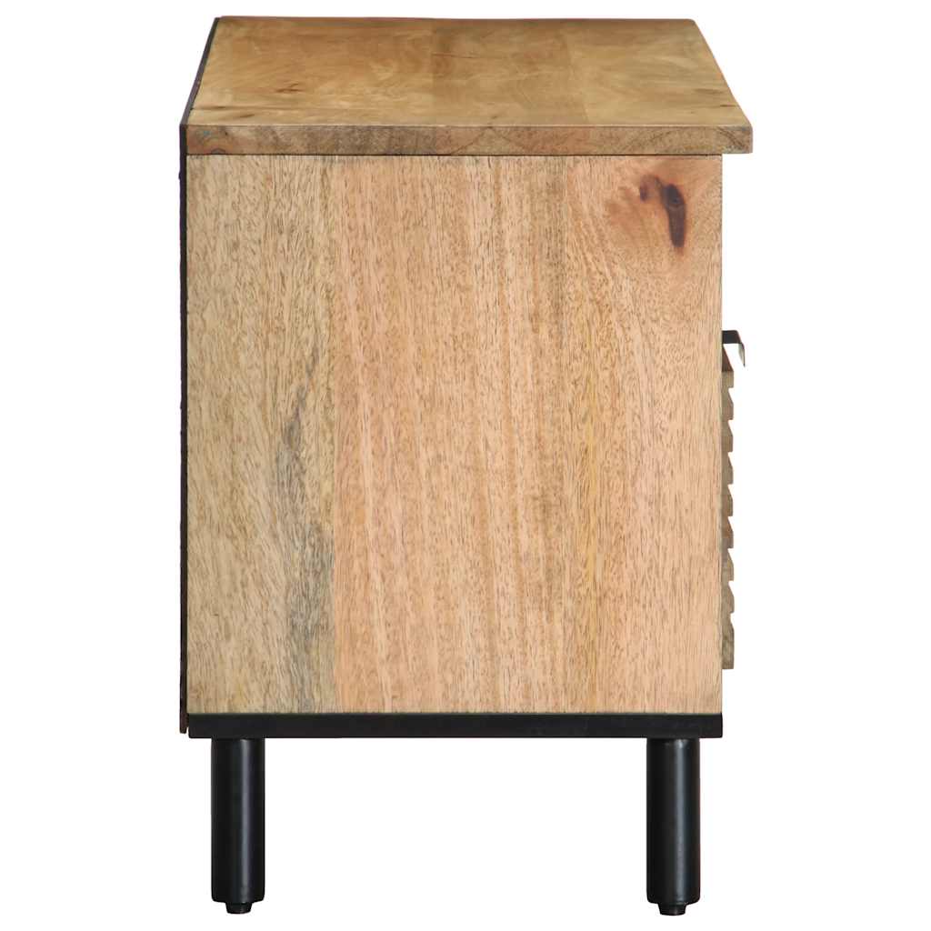 TV-benk brun 100x33x46 cm heltre mango