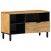 TV-benk brun 80x33x46 cm heltre mango