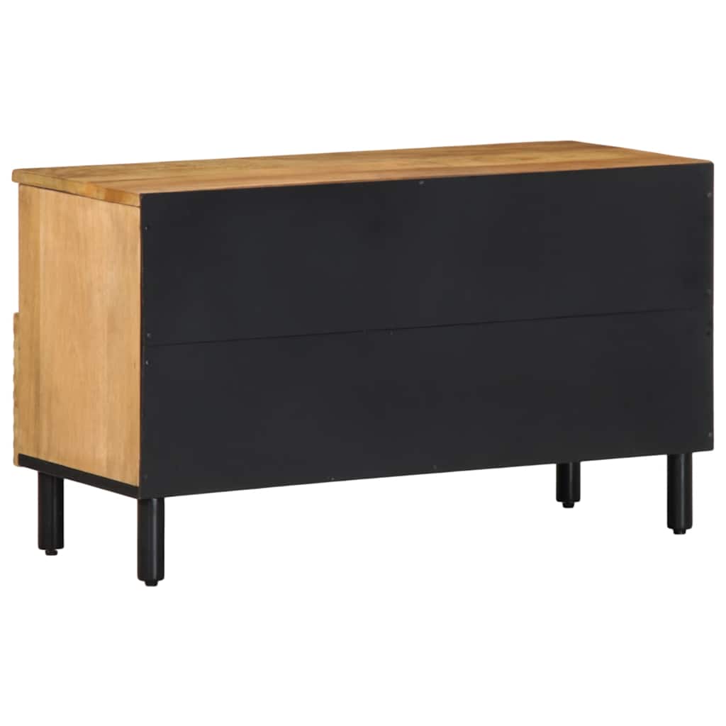 TV-benk brun 80x33x46 cm heltre mango