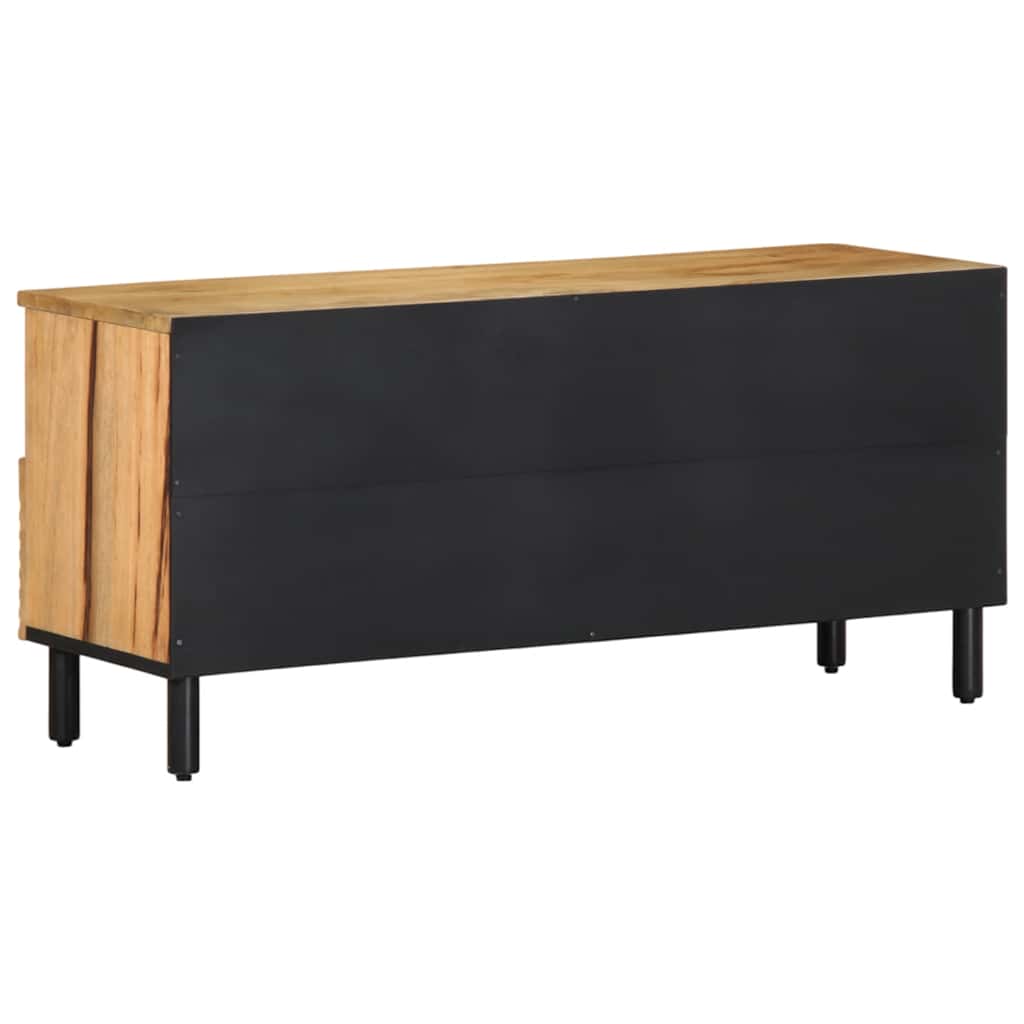 TV-benk brun 100x33x46 cm heltre mango
