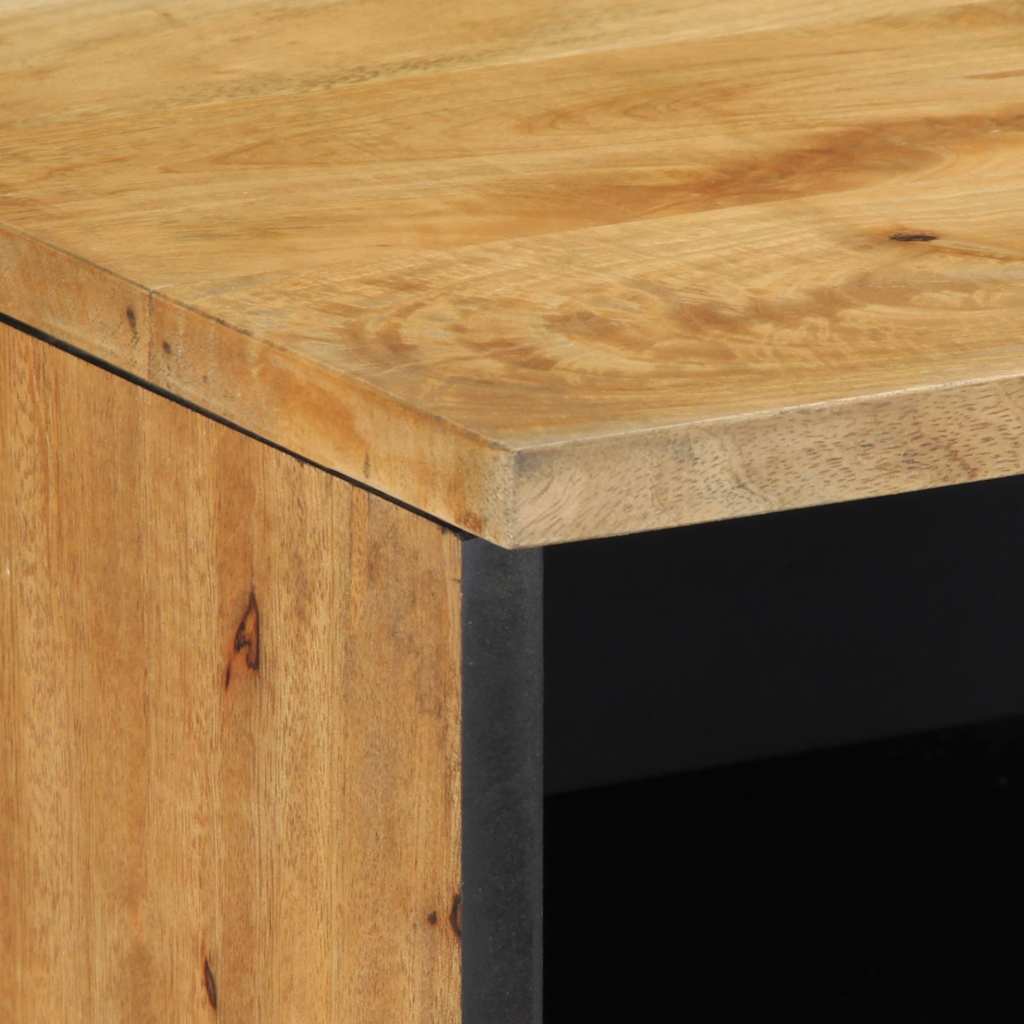 TV-benk brun 100x33x46 cm heltre mango