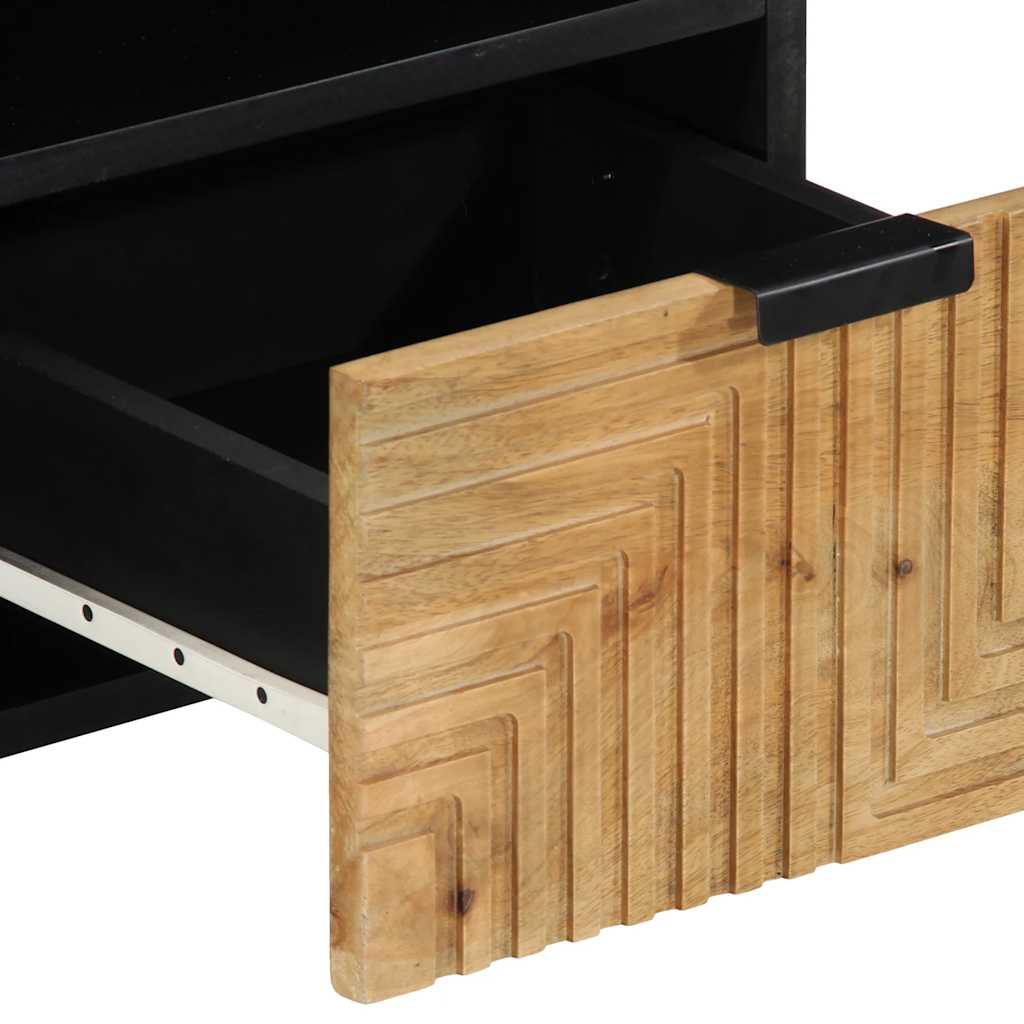 TV-benk brun 100x33x46 cm heltre mango