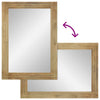 Baderomsspeil brun 50x70x2,5 cm heltre mango