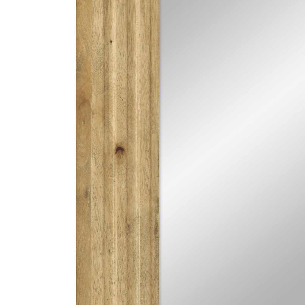Baderomsspeil brun 50x70x2,5 cm heltre mango