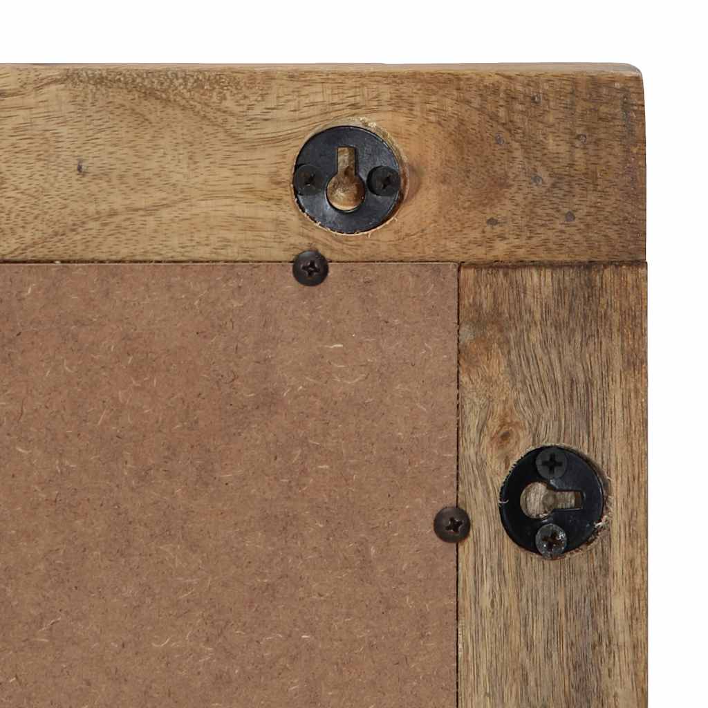 Baderomsspeil brun 50x70x2,5 cm heltre mango