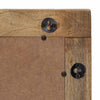 Baderomsspeil brun 50x70x2,5 cm heltre mango