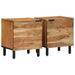Nattbord 2 stk 40x33x46 cm heltre akasie