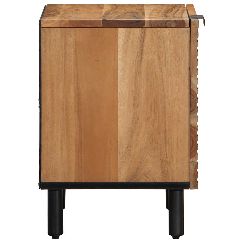 Nattbord 2 stk 40x33x46 cm heltre akasie