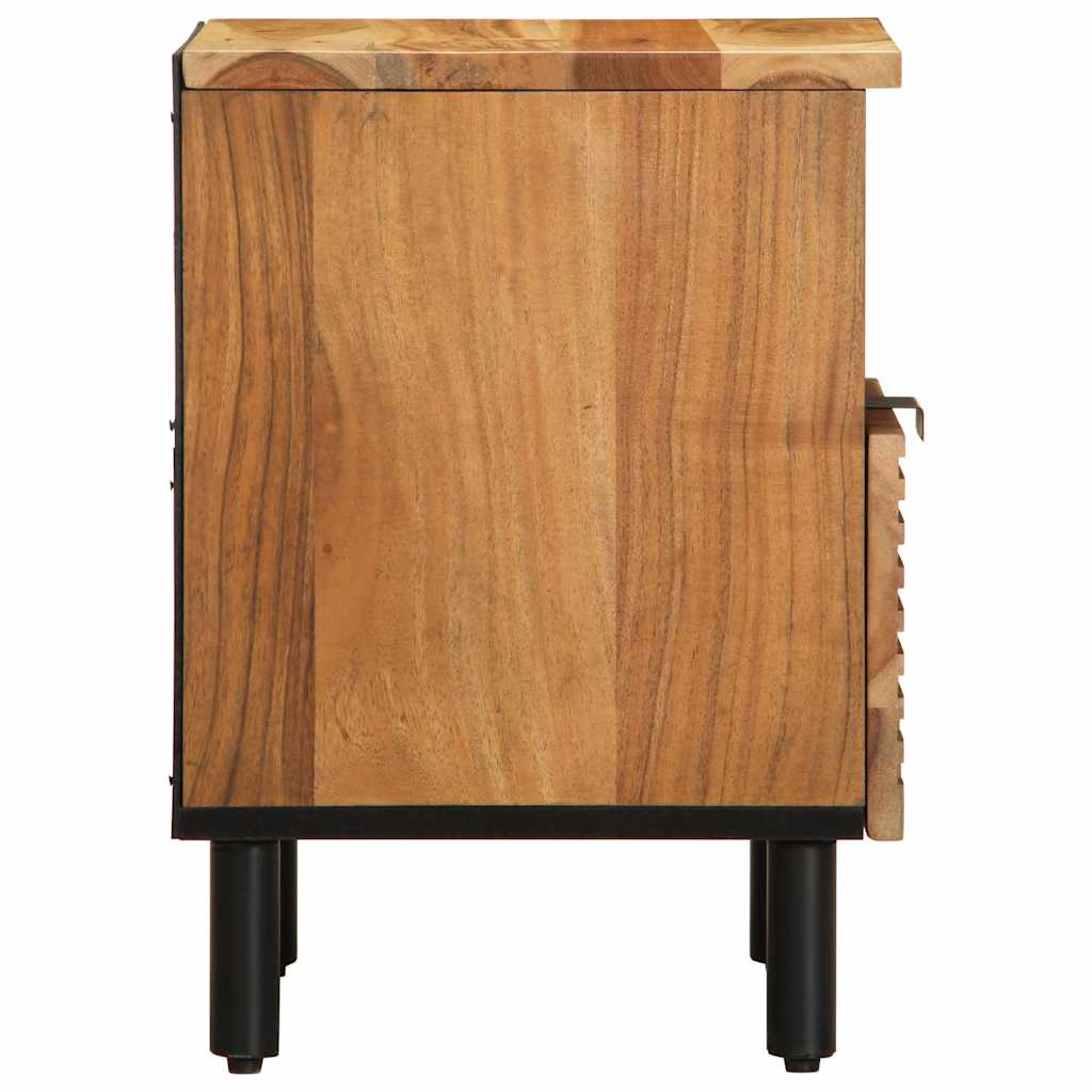 Nattbord 2 stk 40x33x46 cm heltre akasie