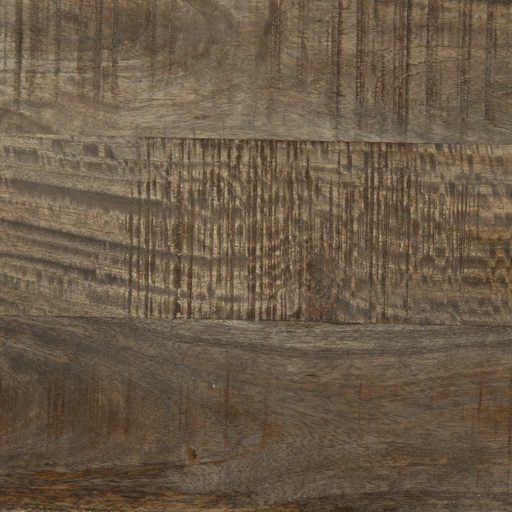 Nattbord lysegrå 40x33x46 cm heltre mango