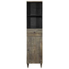 Baderomsskap 38x33x160 cm heltre mango