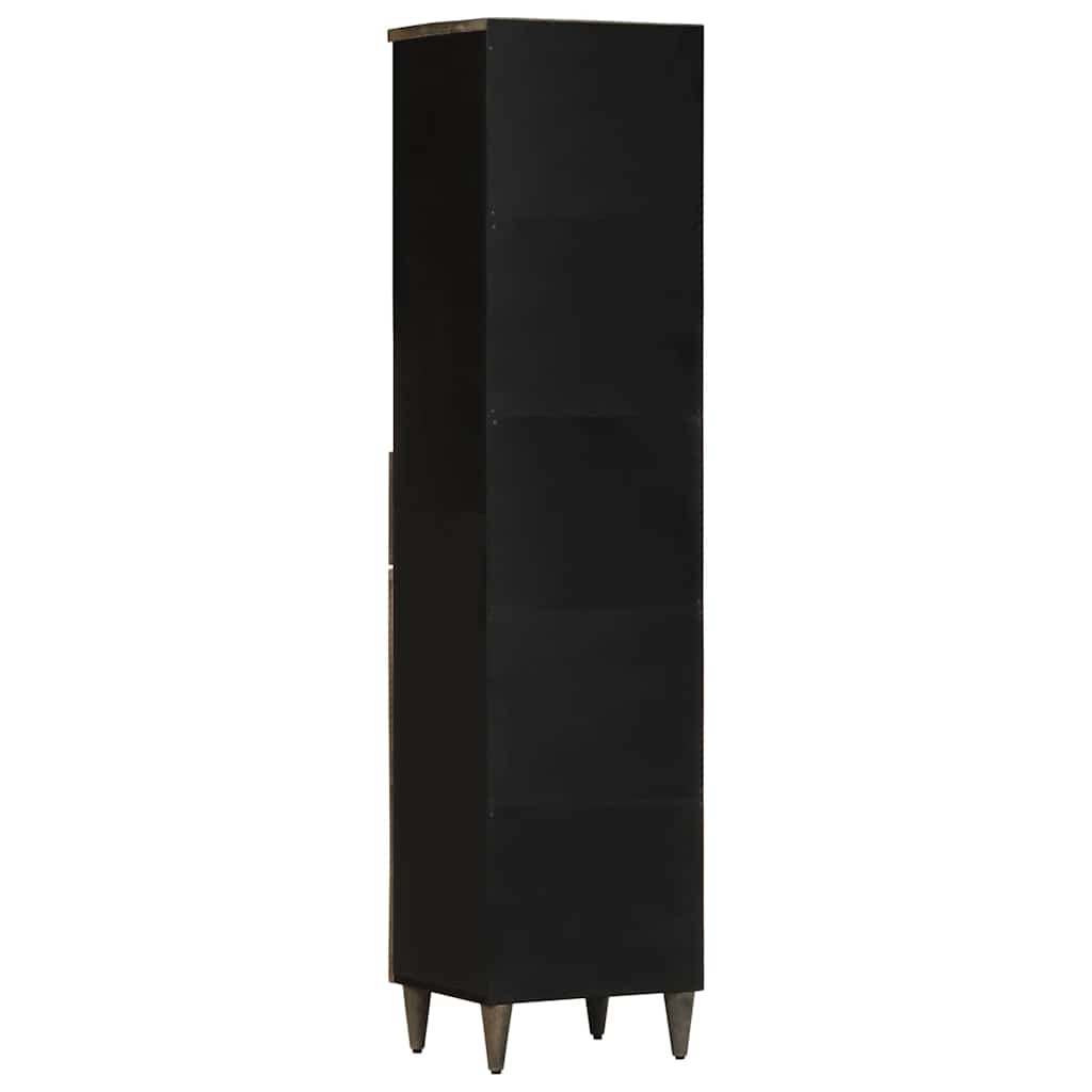 Baderomsskap 38x33x160 cm heltre mango