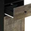 Baderomsskap 38x33x160 cm heltre mango