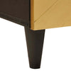 Vaskeskap med hylle Svart og Gull 62 x 33 x 58 cm heltre mango